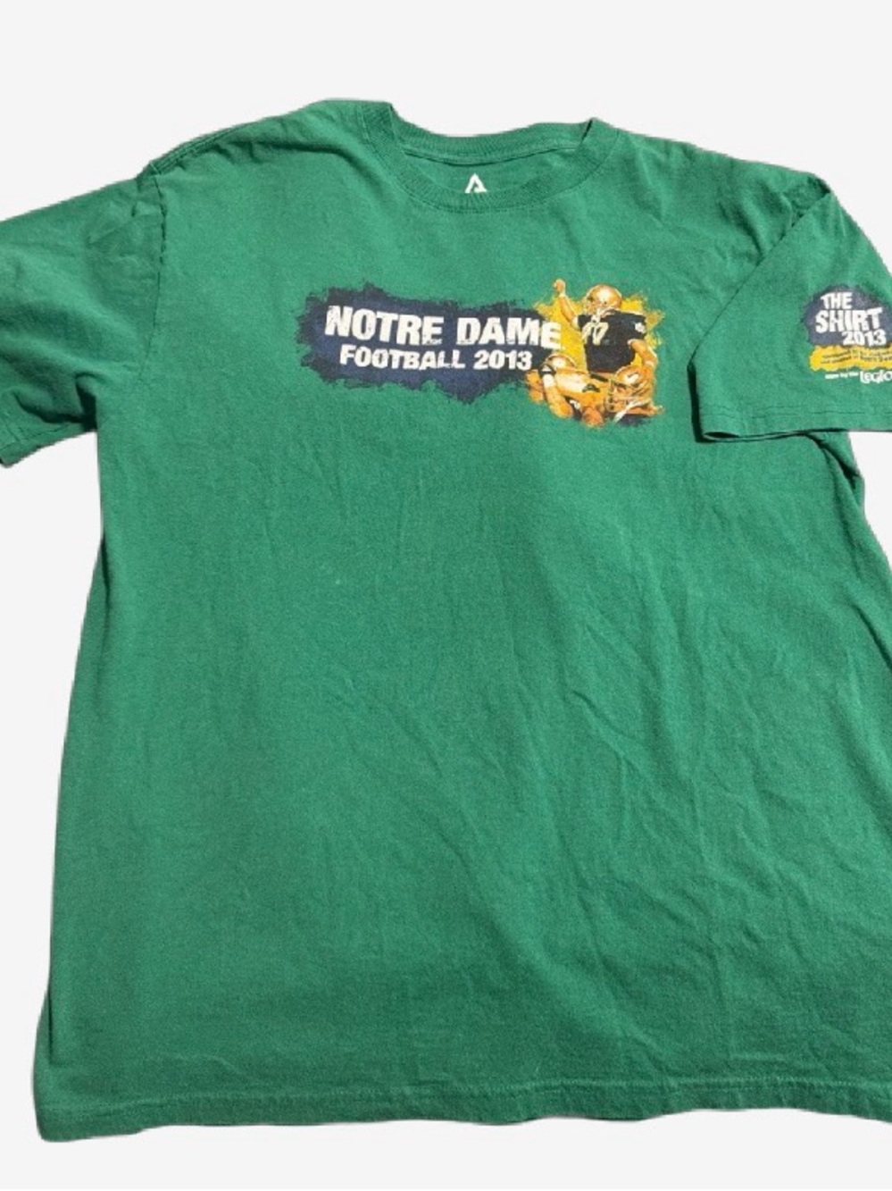 Notre Dame Football 2013 Green Graphic Tee